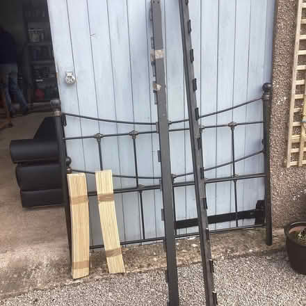Photo of free Double bed, headboard & mattress (Brough CA17) #2