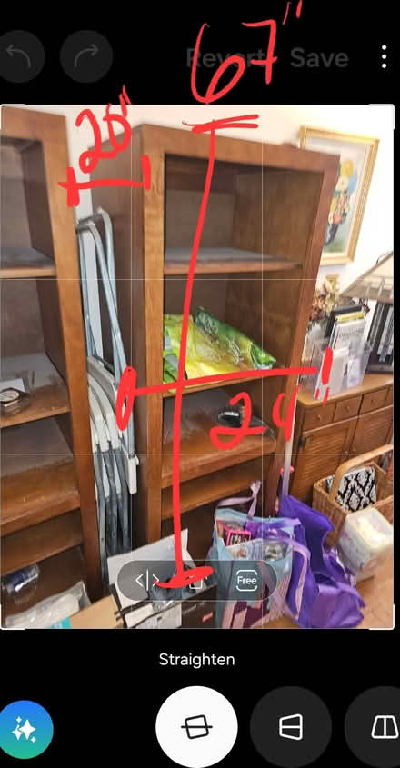 Photo of free 2 WOOD Bookshelves (Boro Park, Brooklyn) #2