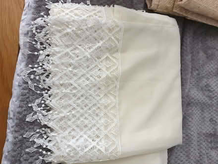 Photo of free Lined voile curtains (Lakenheath IP27) #1