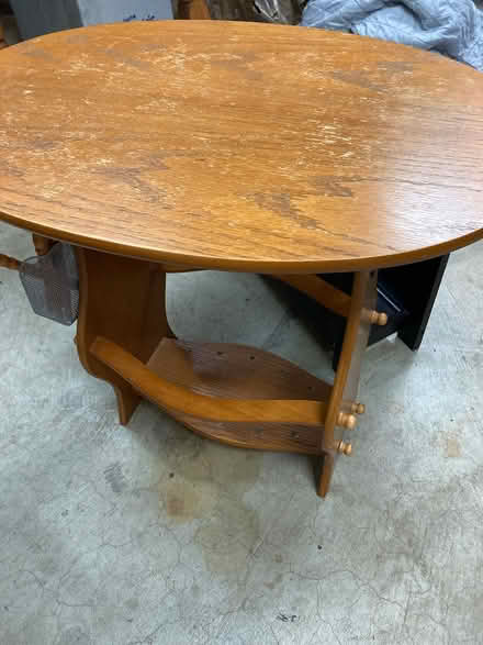 Photo of free Adorable, tiny solid wood table (Foothill Boulevard Cupertino) #1