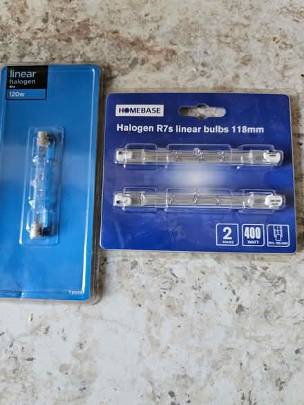 Photo of free Halogen R7s Halogen Linear Bulbs (Leslie KY6) #1