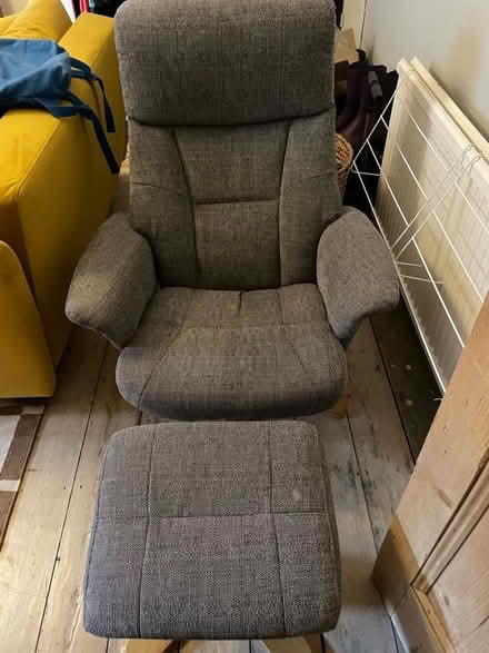 Photo of free Reclining arm chair with stool (West Hill BN1) #1