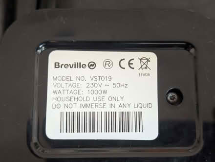 Photo of free Breville panini press/toasted sandwich maker (Eccleston Lane Ends L34) #3