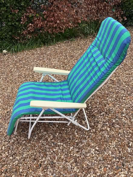 Photo of free Garden sun lounger, folding (Woodley RG5) #1