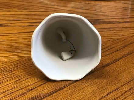 Photo of free Ceramic Silver Anniversary Bell (Bridgeport, PA) #2