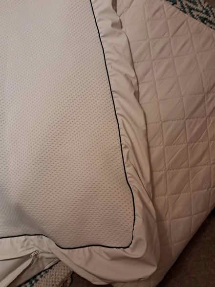 Photo of free Cot mattress with cover + 2 sheets (OX25, Weston on the green) #2