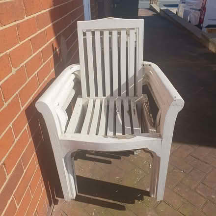 Photo of free Garden chairs hardwood x 4 (Moortown LS17) #3