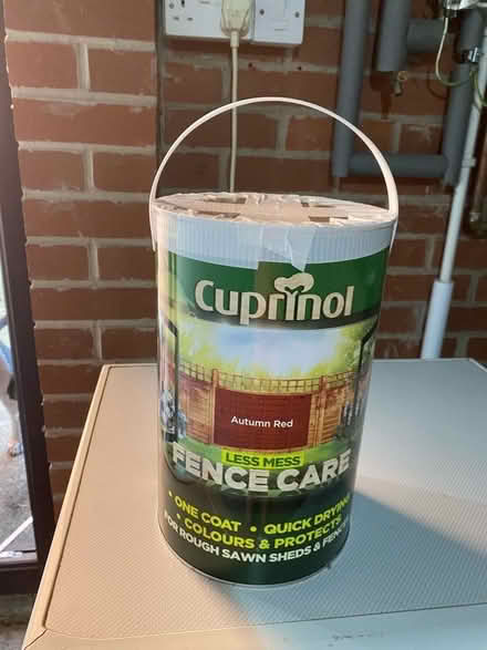 Photo of free Fence paint (College Gardens CW3) #1