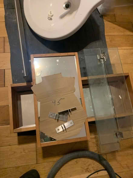 Photo of free Bathroom shelves, cupboard with mirror (West Hampstead NW2) #1