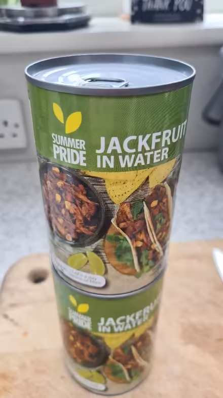 Photo of free 2 tins of jackfruit (Weston Park) #1