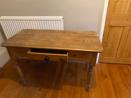 Photo of free Pine table with drawer (CT11 Ramsgate) #1