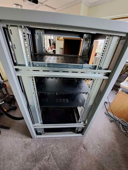 Photo of free Metal computer cabinet (Bolton le Sands LA5) #2