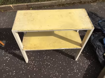 Photo of free old pine shelves 66x27x61 painted (Barleybank G66) #1