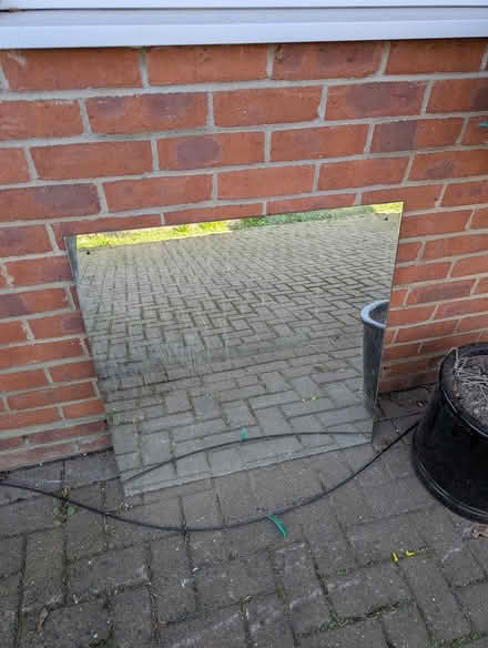 Photo of free Square mirror (CO6 (CO6 (Stoke Road, Leavenheath)) #1