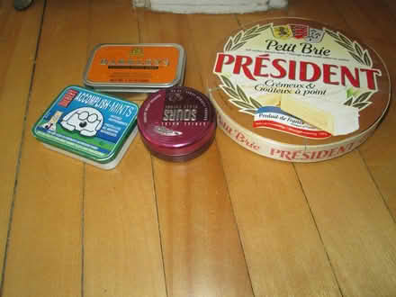 Photo of free 3 small tin containers + (Old Ottawa South) #1