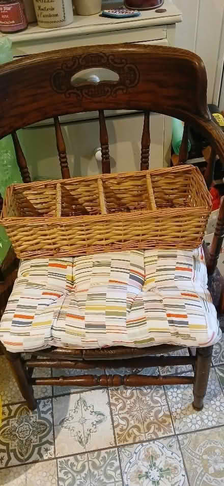 Photo of free Wicker divided basket (South Croydon CR2) #1