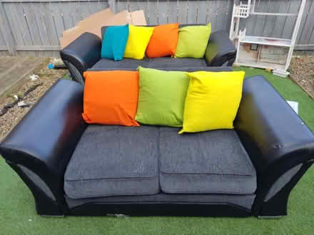 Photo of free Sofas, 2 and 3 Seaters (Bowburn DH6) #1