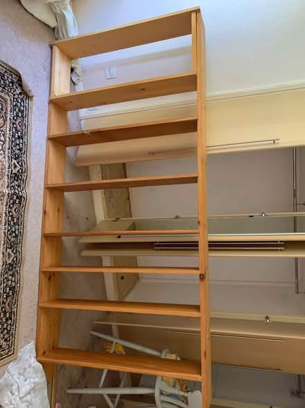 Photo of free Large Pine Bookcase (Wooburn Green HP10) #1