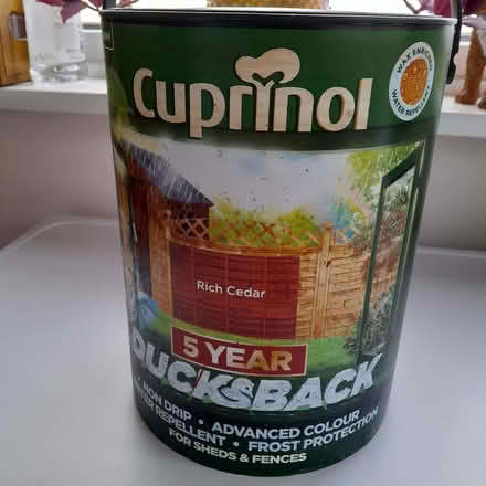 Photo of free Cuprinol Ducksback Shed and Fence Treatment (DA12) #1