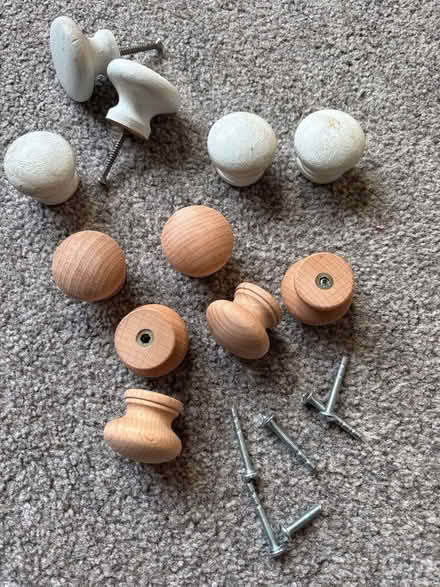 Photo of free Wooden knobs. (Frizinghall BD9) #1