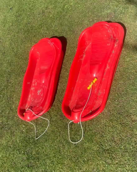 Photo of free 2 red sledges for kids (Whetstone N20) #1
