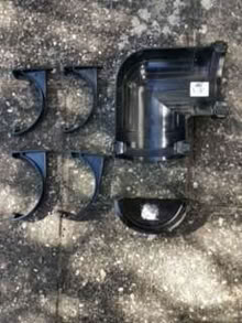 Photo of free Black Guttering 2Meter x 112mm (Rayleigh SS6) #2