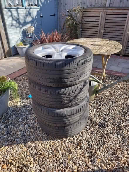 Photo of free Wheels with tyres. (Woodton NR35) #1
