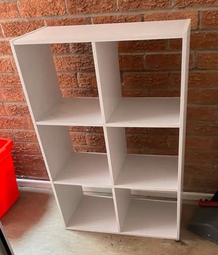 Photo of free White 6 Cube Shelving Unit (Newtown SY16) #1