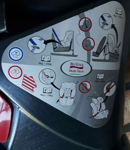 Photo of free Britax child car seat (Fords Farm RG31) #4