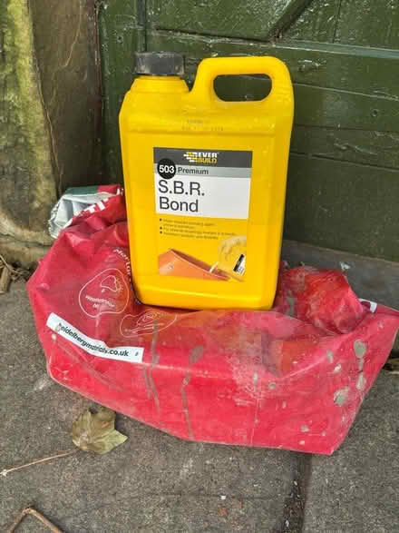 Photo of free Cement and SBR bonding agent. (Frizinghall BD9) #1
