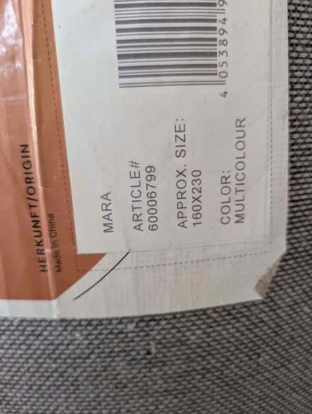 Photo of free Rug 230 x 160cm (New Marston OX3) #2