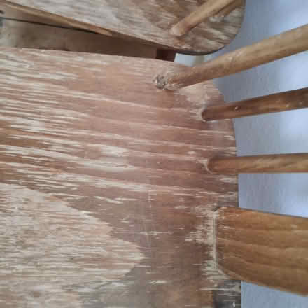 Photo of free 3 wooden chairs (Ruskin Park SE5) #3