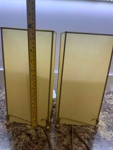 Photo of free 2 matching lamps (Malvern Link WR14) #1