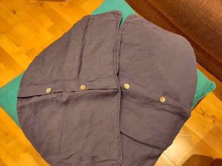 Photo of free 2 rectangular cushions & cases (Claverton) #3