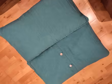Photo of free 2 rectangular cushions & cases (Claverton) #1