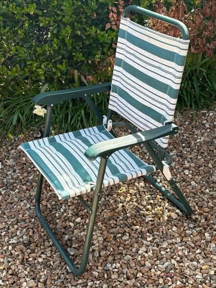 Photo of free Garden chairs, folding, metal frames (Woodley RG5) #1