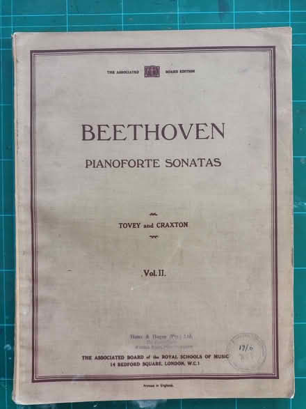 Photo of free Piano music Beethoven Sonatas (Riverdene RG21) #2