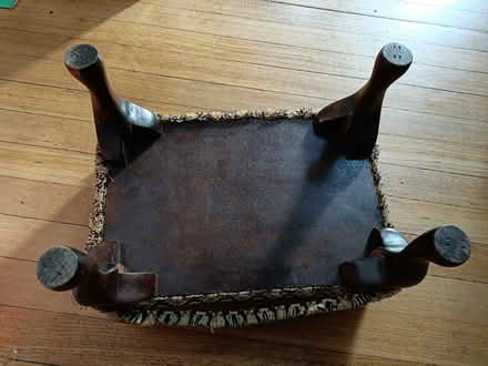 Photo of free Small wooden footstool (Shirley CR0) #2