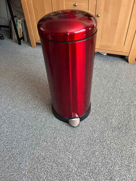 Photo of free Red kitchen pedal bin (Eastbourne BN21) #1