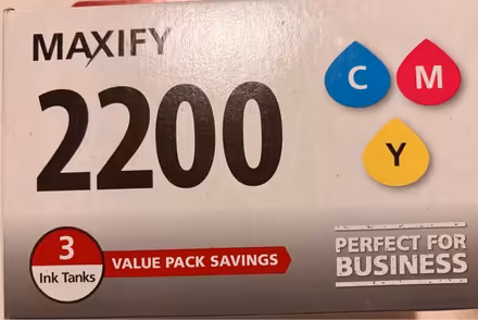 Photo of free Canon Maxify 2200 printer Ink tanks (Morningside Heights) #2