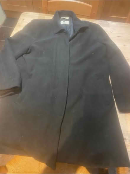 Photo of free Black wool coat (Brimfield, Ludlow) #1