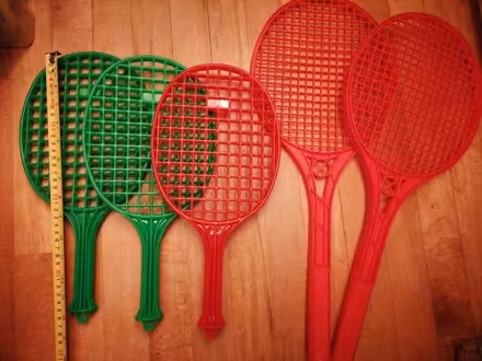Photo of free Red and green rackets (Dublin 1) #2