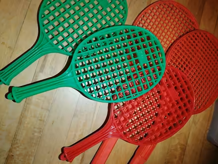 Photo of free Red and green rackets (Dublin 1) #1