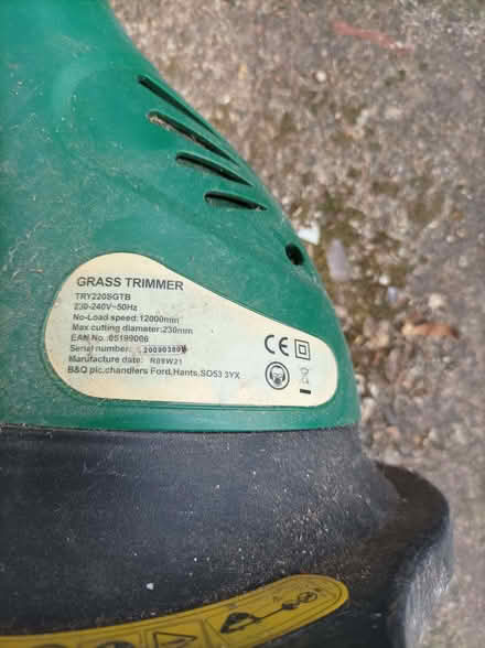 Photo of free Grass trimmer electric (Spring Grove TW7) #3