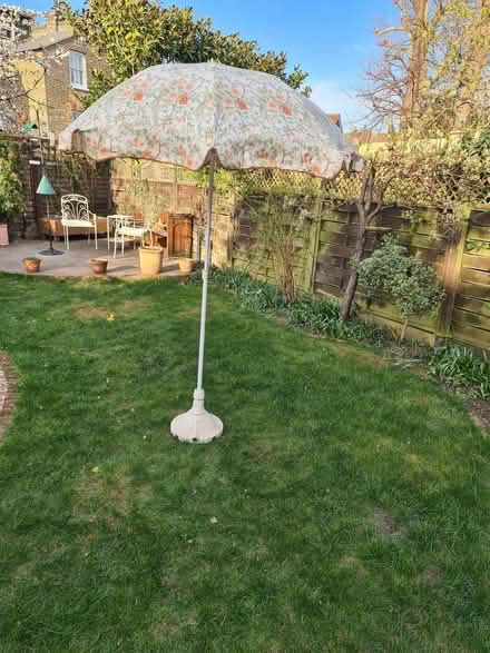 Photo of free Garden Parasol with base (Balham SW12) #2