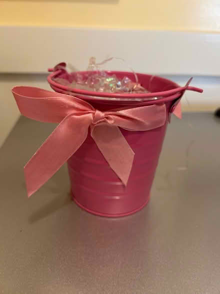 Photo of free Pink metal bucket (San Jose Burbank Area) #1