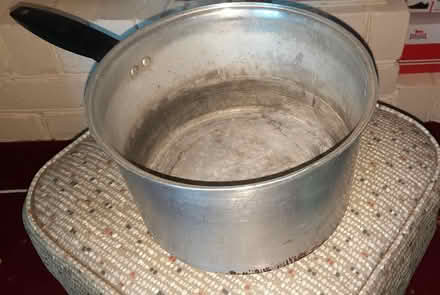 Photo of free Large aluminium saucepan (Woodley RG6) #1