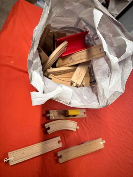 Photo of free Ikea kids wooden train set x 2 (Fleetville AL4) #1
