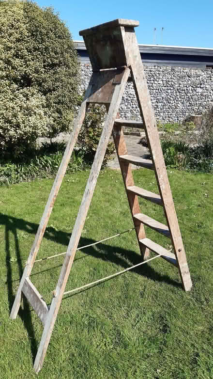 Photo of free 2 Wooden Step Ladders (CT10) #4