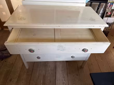Photo of free White wooden chest of drawers (Odd Down) #2